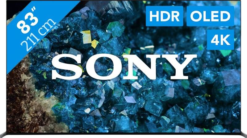 Sony OLED-TV XR-83A80L 210 cm 83" 4K Ultra HD Google TV Smart TV Android TV Smart TV TRILUMINOS PRO BRAVIA CORE met exclusieve PS5 functies