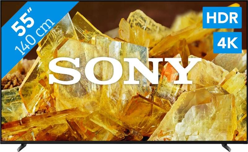 Sony Led-TV XR-55X90L 139 cm 55" 4K Ultra HD Android TV Google TV Smart TV TRILUMINOS PRO BRAVIA CORE met exclusieve PS5 functies