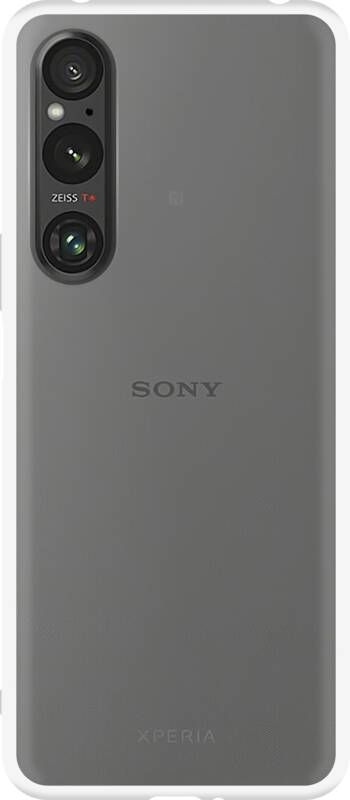 Just in case Soft Design Sony Xperia 1 V Back Cover Transparant