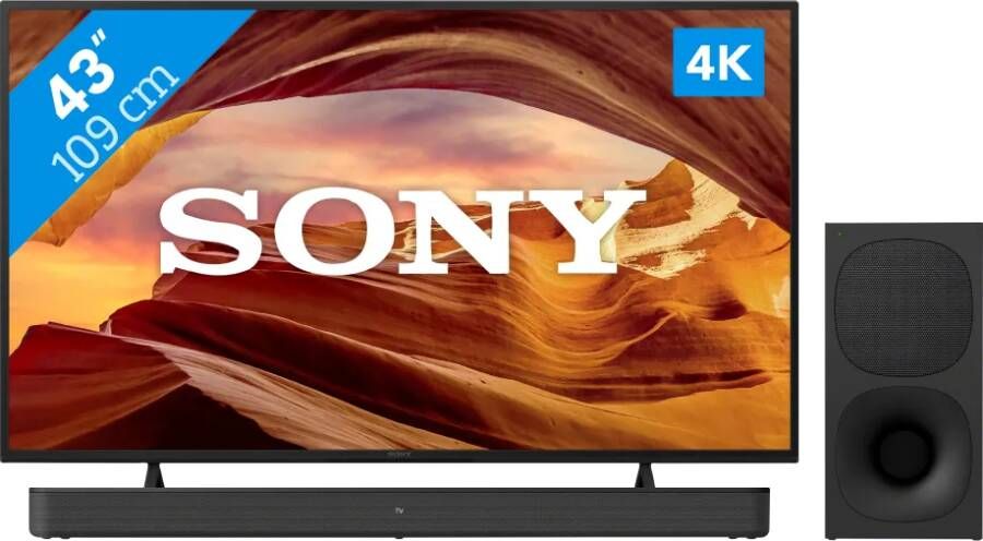 Sony KD-43X75WL (2023) + Soundbar