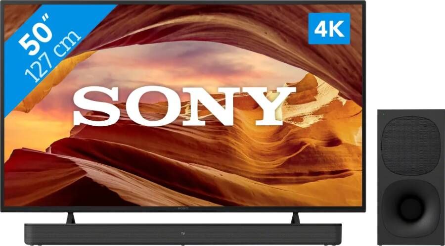 Sony KD-50X75WL (2023) + Soundbar