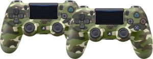 Sony PlayStation 4 Draadloze DualShock V2 4 Controller Groen Camo Duo Pack