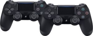 Sony PlayStation 4 Draadloze DualShock V2 4 Controller Zwart Duo Pack