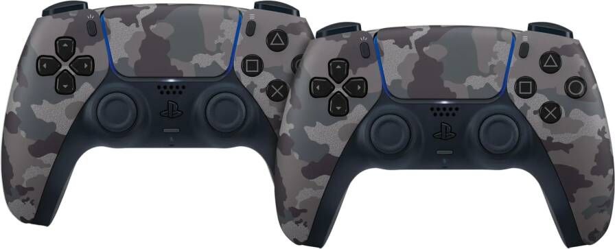 Sony PlayStation 5 DualSense Controller Grey Camo Duo Pack