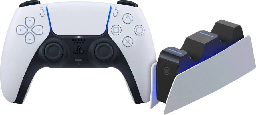 Sony PlayStation 5 DualSense Draadloze Controller + BlueBuilt oplaadstation