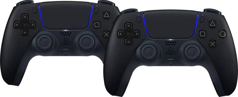 Sony Playstation 5 DualSense Draadloze Controller Midnight Black Duo Pack