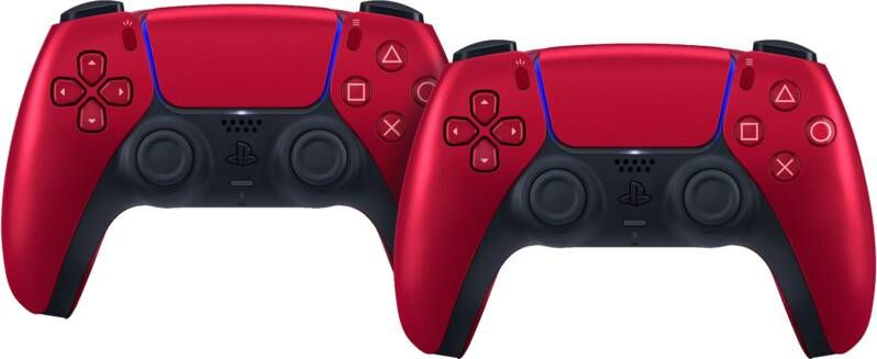 Sony Playstation 5 DualSense Draadloze Controller Volcanic Red Duo Pack