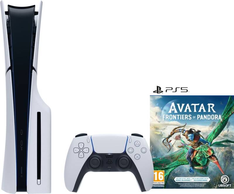 Sony PlayStation 5 Slim Disc Edition + Avatar: Frontiers of Pandora