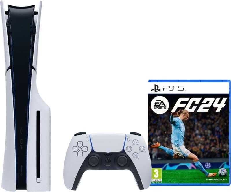 Sony PlayStation 5 Slim Disc Edition + EA Sports FC 24