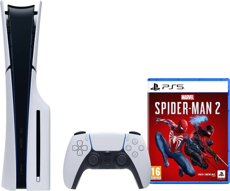 Sony PlayStation 5 Slim Disc Edition + Marvel's Spider-Man 2