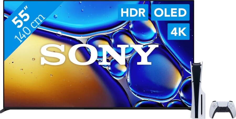 Sony 55" Bravia 8 II 4K QD-OLED + PlayStation 5 Slim Disc Edition