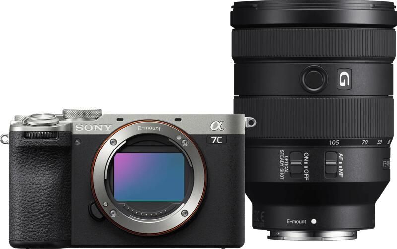 Sony A7C II Zilver + 24-105mm f 4 G OSS