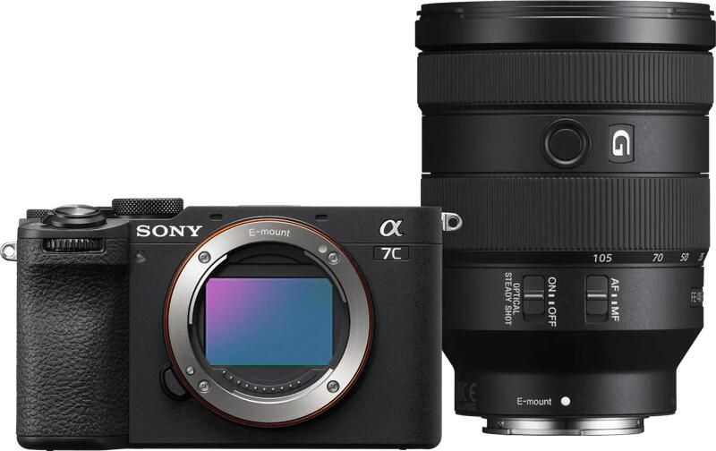 Sony A7C II Zwart + 24-105mm f 4 G OSS