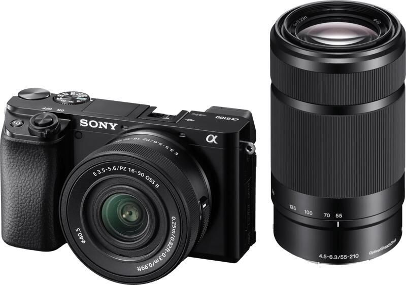 Sony Alpha A6100 + 16-50mm f 3.5-5.6 OSS II+ 55-210mm f 4.5-6.
