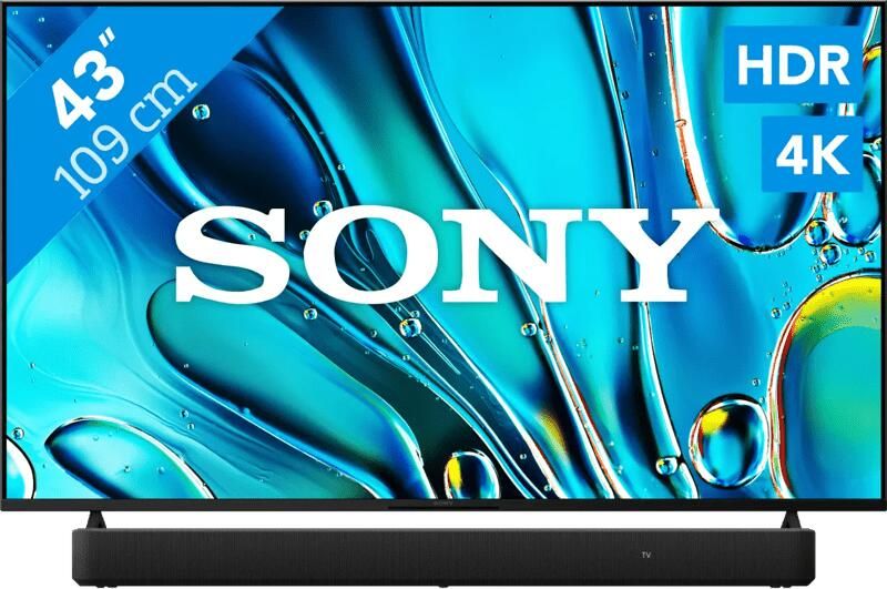 Sony Bravia 3 43" 4K Led (2025) + HT-S2000 Zwart
