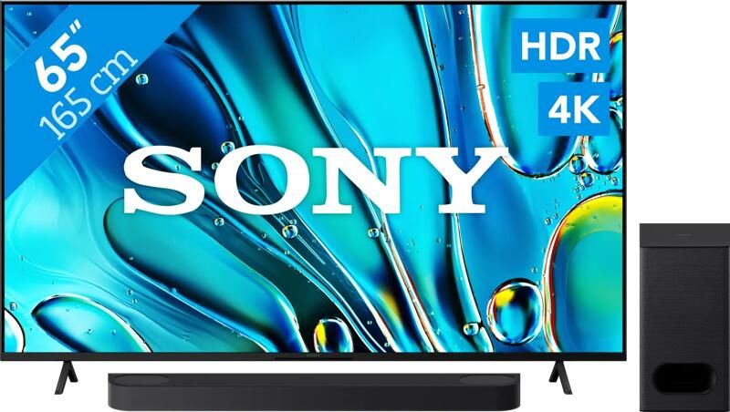 Sony Bravia 3 65" 4K Led (2025) + Bravia Theatre Bar 6 Zwart