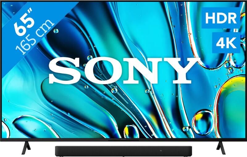 Sony Bravia 3 65" 4K Led (2025) + HT-S2000 Zwart