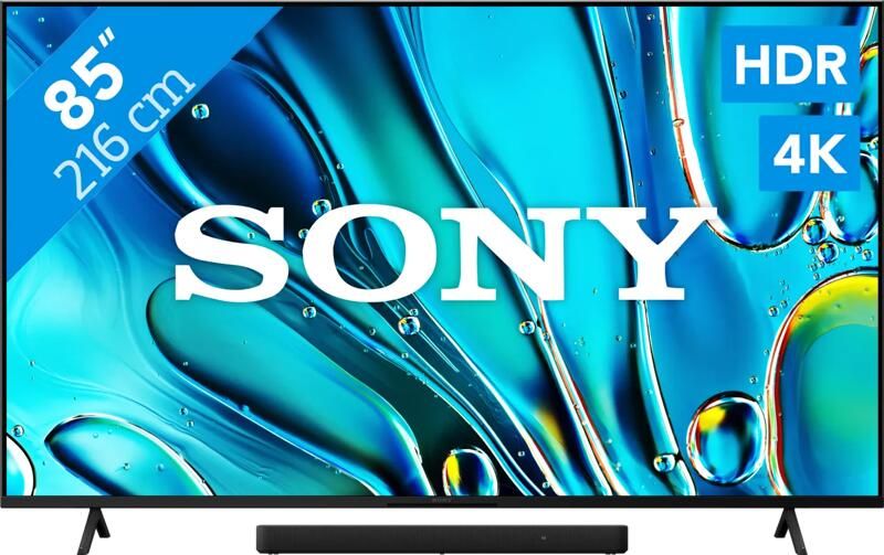 Sony Bravia 3 85" 4K Led (2025) + HT-S2000 Zwart