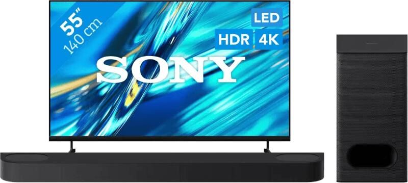 Sony Bravia 3 II Led 55" (2026) + Bravia Theatre Bar 6 Zwart