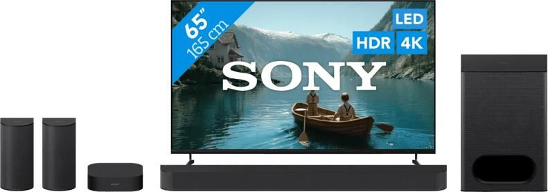 Sony Bravia 3 II Led 65" (2026) + Bravia Theatre System 6 Zwart