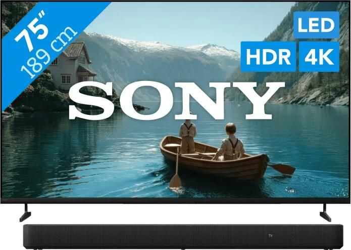 Sony Bravia 3 II Led 75" (2026) + HT-S2000 Zwart