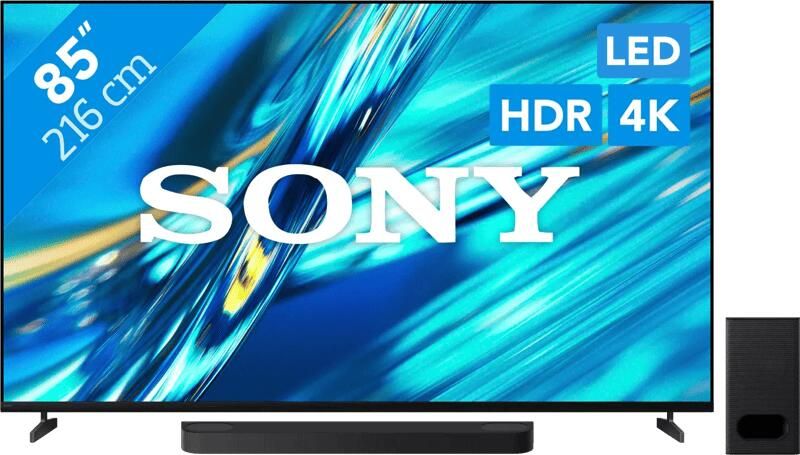 Sony Bravia 3 II Led 85" (2026) + Bravia Theatre Bar 6 Zwart