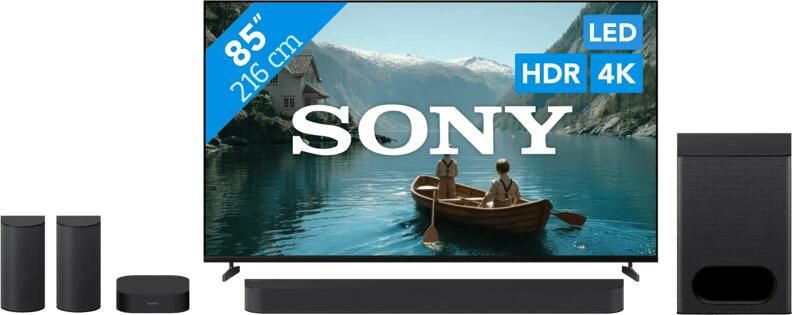 Sony Bravia 3 II Led 85" (2026) + Bravia Theatre System 6 Zwart