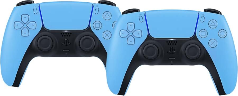 Sony Playstation 5 DualSense Draadloze Controller Starlight Blue Duo Pack
