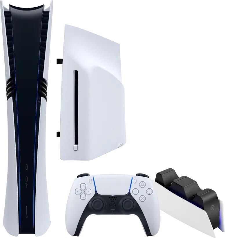 Sony PlayStation 5 Pro + Disc Drive + Oplaadstation