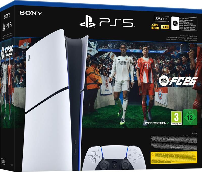 Sony PlayStation 5 Slim Digital Edition + EA Sports FC 26