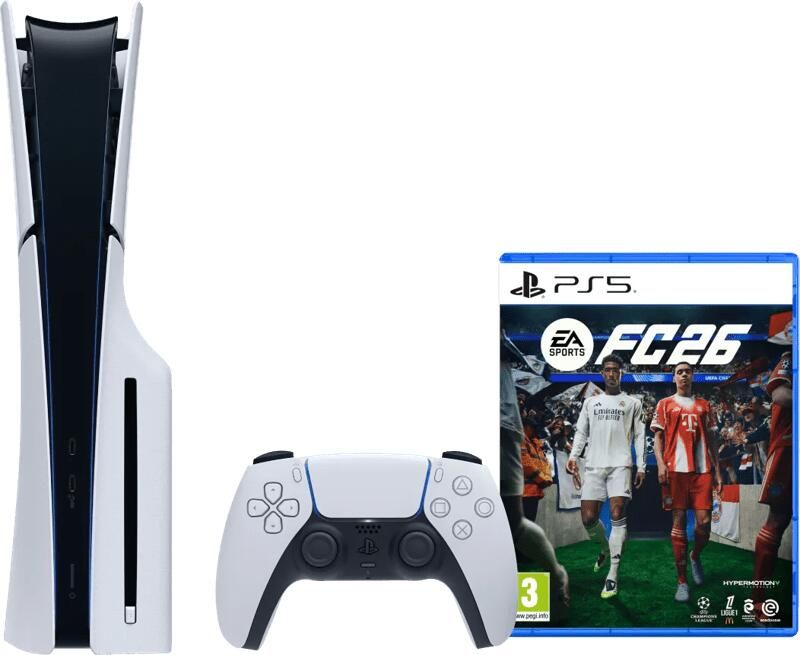 Sony PlayStation 5 Slim Disc Edition + EA Sports FC 26