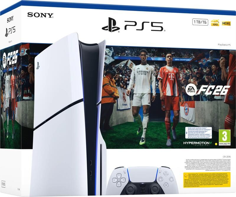 Sony PlayStation 5 Slim Disc Edition + EA Sports FC 26