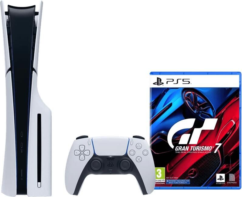 Sony PlayStation 5 Slim Disc Edition + Gran Turismo 7