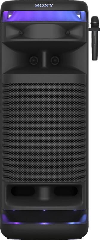 Sony Bluetoothluidspreker ULT TOWER 10 incl. draadloze microfoon ultieme diepe bas x-balanced speakers 360-led-verlichting