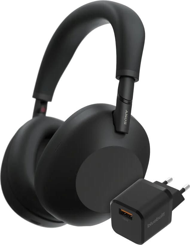 Sony WH-1000XM6 Zwart + BlueBuilt Quick Charge Oplader