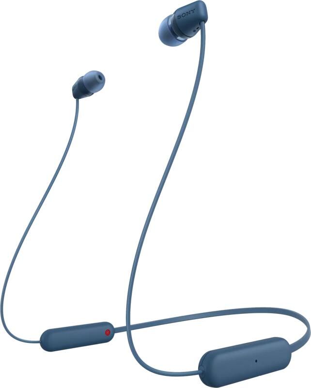 Sony WI-C100 Blauw | In-ear koptelefoons | 4548736133945