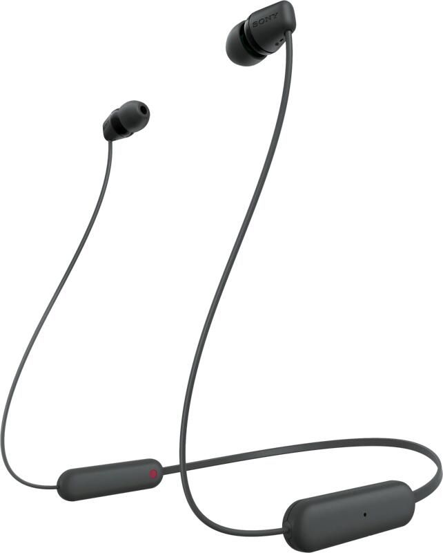 Sony WI-C100 Zwart | In-ear koptelefoons | 4548736133846