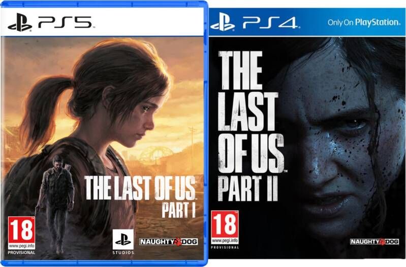 Sony The Last of Us Part 1 PS5 + The Last of Us Part II PS4