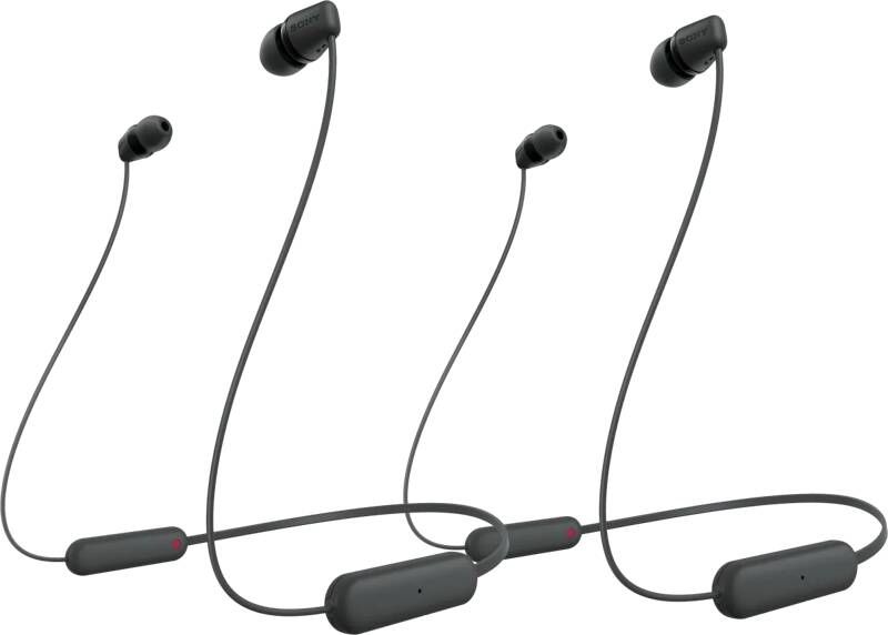 Sony WI-C100 Zwart Duopack