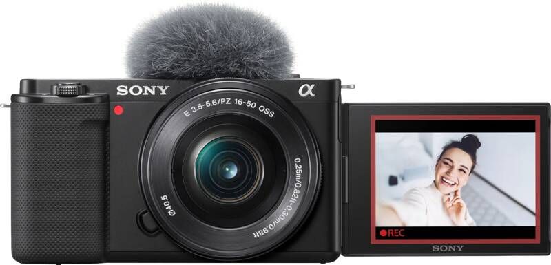 Sony ZV-E10 Vlog + 16-50 mm | Systeemcamera's | Fotografie Camera s | 5013493418301