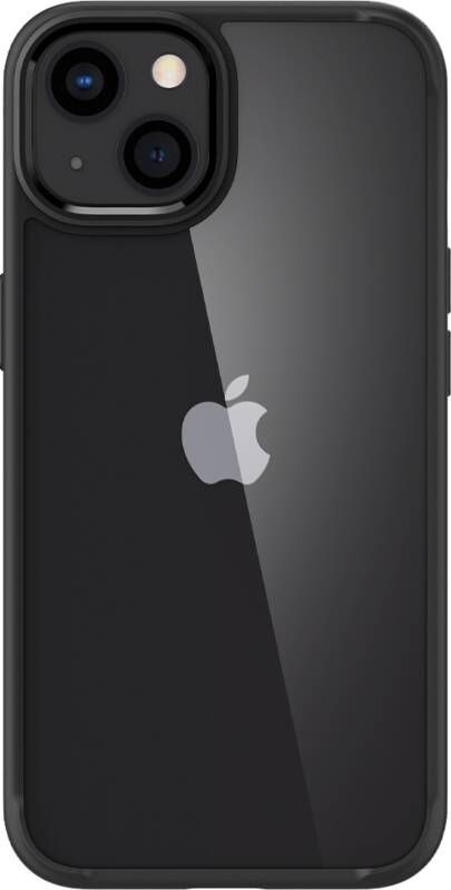 Spigen Ultra Hybrid Apple iPhone 13 Back Cover Transparant Zwart