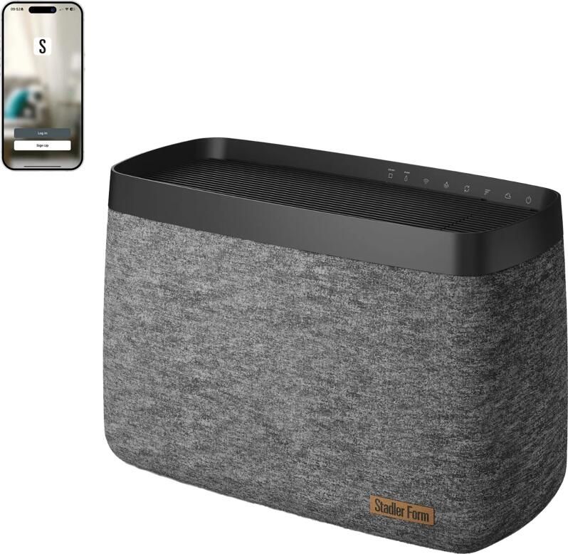 Stadler Form Karl Big Luchtbevochtiger Zwart 150m2 375m3