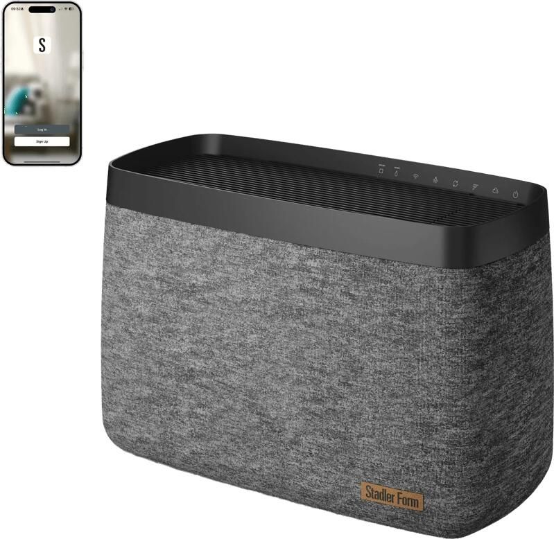 Stadler Form Karl Big Luchtbevochtiger Zwart 150m2 375m3