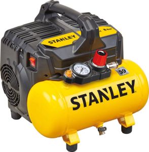 Stanley Compressor Dn200 8 6 Luchtcompressor 8 Bar 6l 105l min Met Handvat En Anti-slip Voeten Olievrij Geel