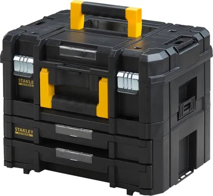 STANLEY FMST1-71981 FatMax Tstak Combo II+IV Gereedschapskoffer ondiepe lades stapelbaar