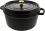 Staub Ronde Cocotte 28 cm zwart 6 7L | Potten&Pannen | Keuken&Koken Keukengerei | 1102825 - Thumbnail 1
