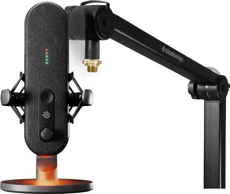 SteelSeries Alias Boom Arm + Microfoon
