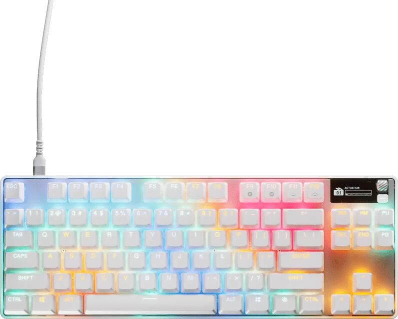 SteelSeries Apex Pro TKL Gen 3 Gaming Toetsenbord Qwerty Wit