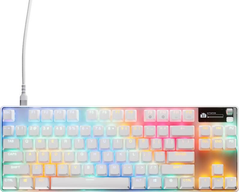 SteelSeries Apex Pro TKL Gen 3 Gaming Toetsenbord Qwerty Wit