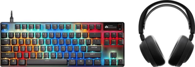SteelSeries Arctis Nova Pro Omni Zwart + Apex Pro TKL Gen 3 Qwerty Zwart